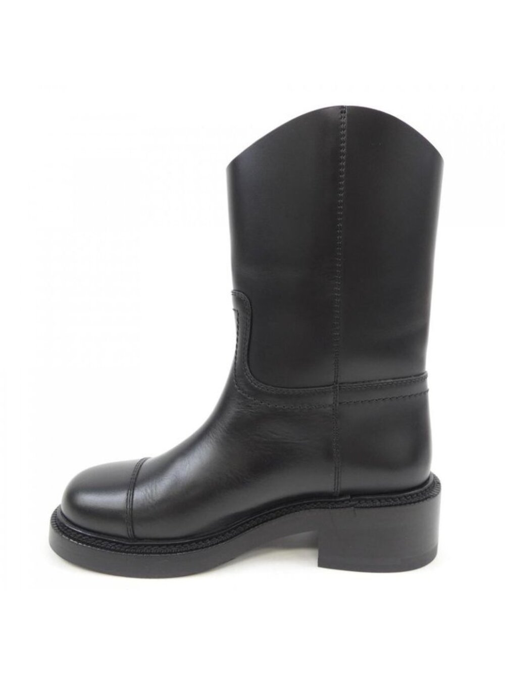 Chanel Short Boots Black 37 - Picture 2 of 6